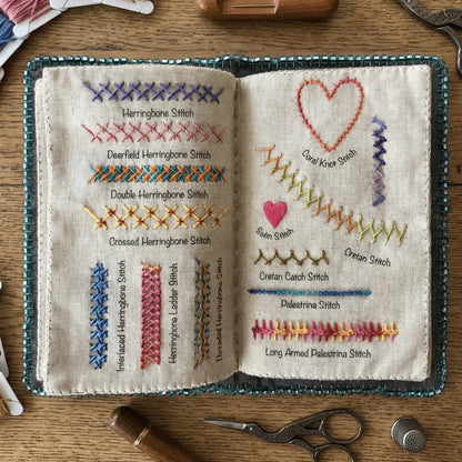 Oryvo.™ - Embroidery Stitch Book